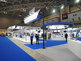 Yaskawa booth at International Robot Exhibition 2017