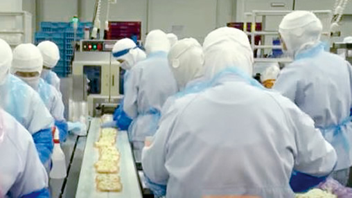 一般的な惣菜生産現場