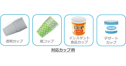 対応カップ例