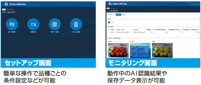 簡単に操作できるGUI